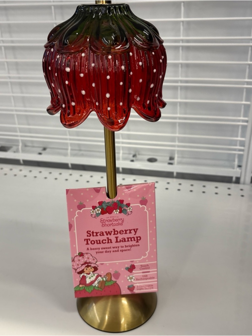 Strawberry Shortcake Red Touch Lamp
